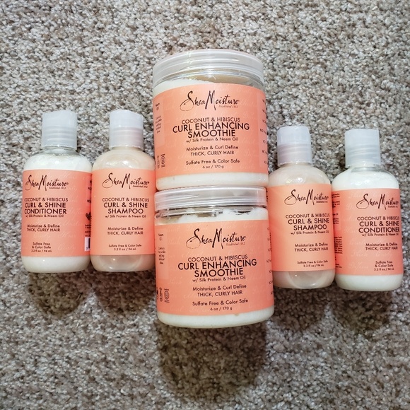 Shea Moisture Other Curl Shine Shampoo Conditioner Set Poshmark